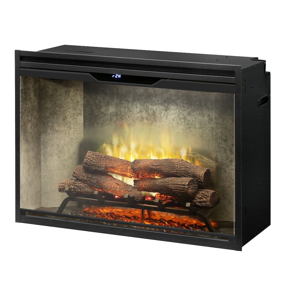 Dimplex electric fireplace — installs anywhere with just an outlet
